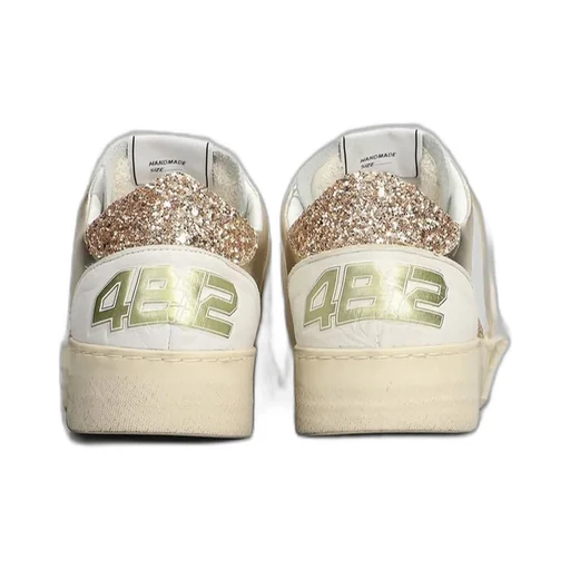 Low-Top Sneakers With Glitter Details