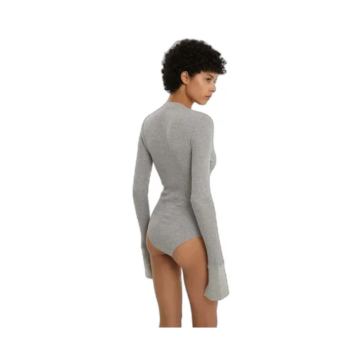 Long Sleeve V-Neck Bodysuit