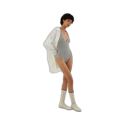 Long Sleeve V-Neck Bodysuit