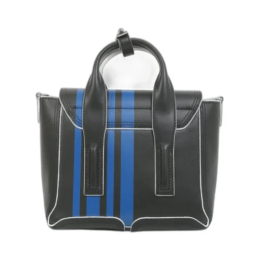 Satchel Bag With Stripes