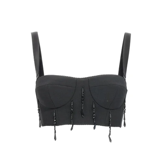 Corset Top With Beaded Embellishment