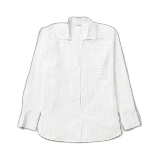Striped Button-Up Shirt