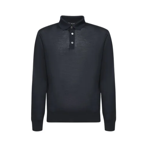 Long-Sleeved Polo Shirt