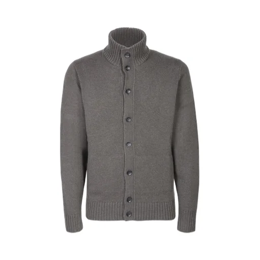 Cardigan With High Neck