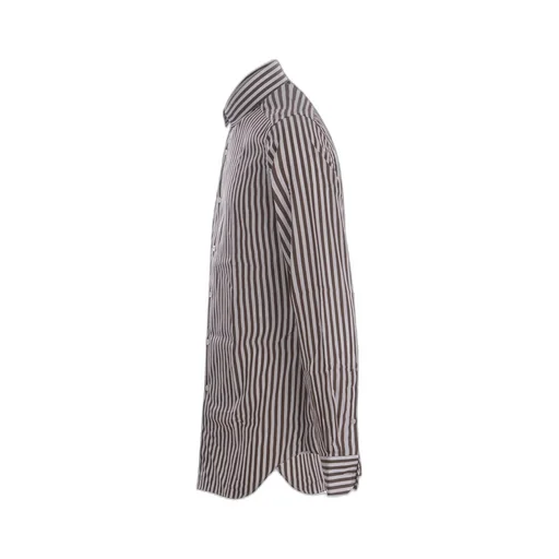 Striped Button-Down Shirt