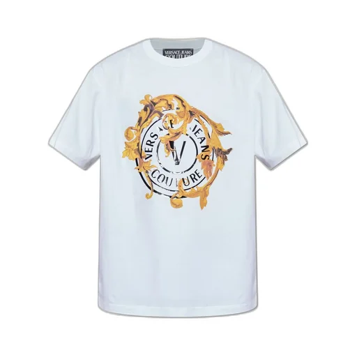 T-Shirt With Baroque Print