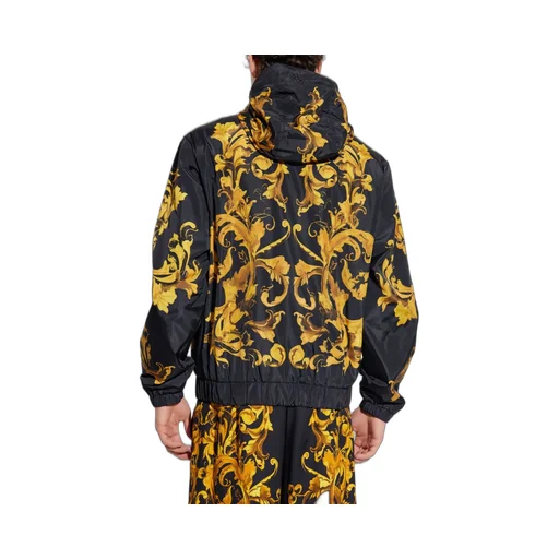Baroque Print Hooded Jacket
