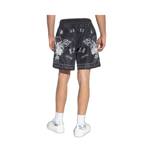Swim Shorts With Baroque Print
