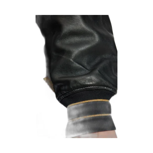 Leather Bomber Jacket