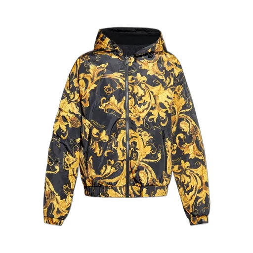 Reversible Barocco Print Puffer Jacket