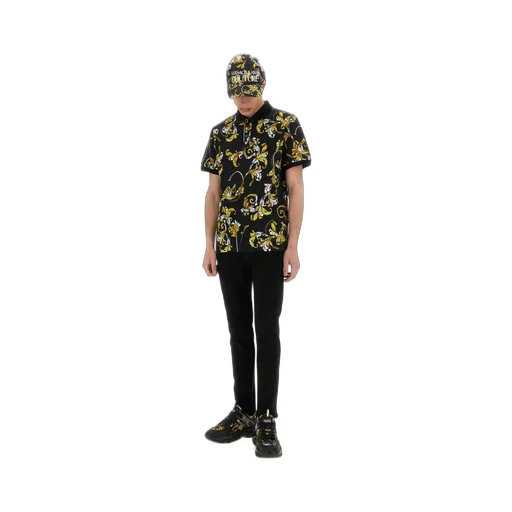 Baroque Print Polo Shirt