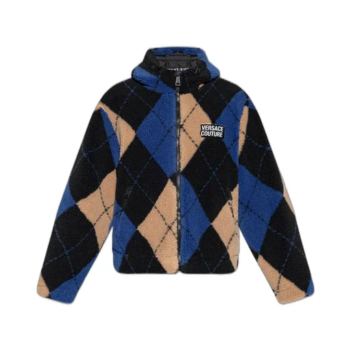 Argyle Fleece Hoodie