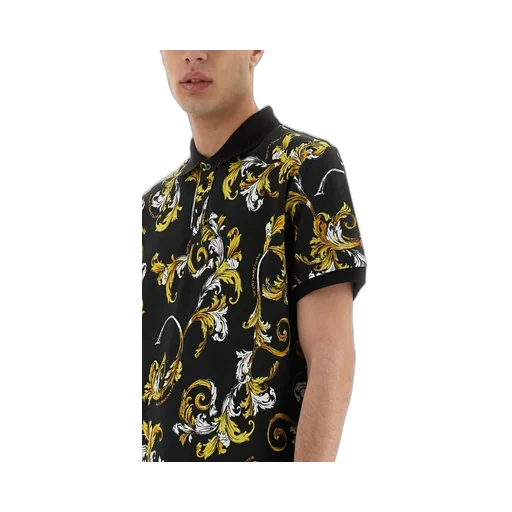 Baroque Print Polo Shirt