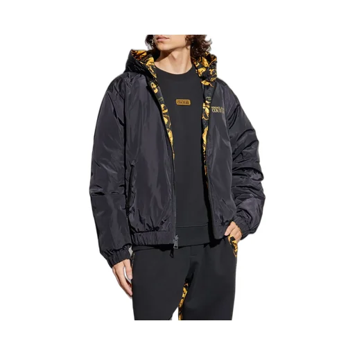 Reversible Barocco Print Puffer Jacket
