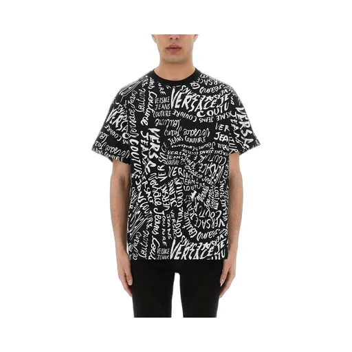 T-Shirt With All-Over Logo Print