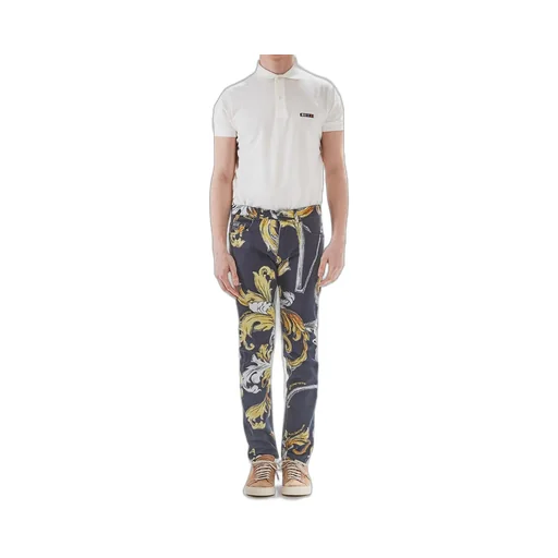 Baroque Print Jeans
