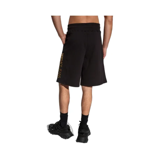 Logo Print Cotton Jersey Shorts