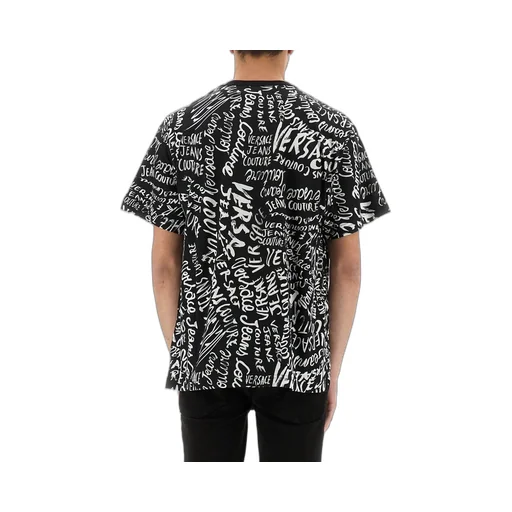 T-Shirt With All-Over Logo Print