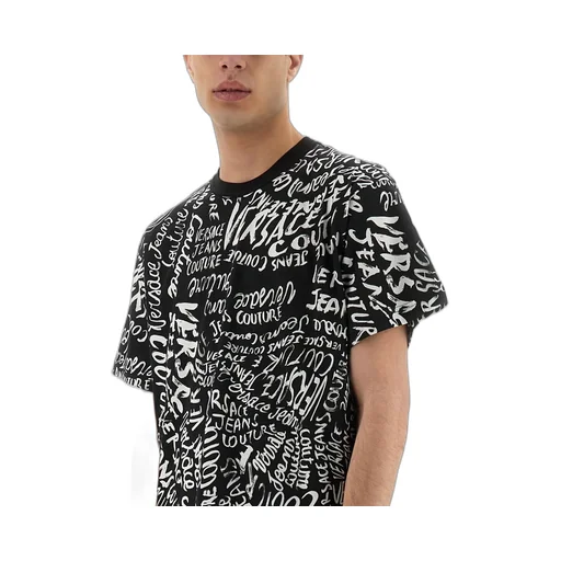 T-Shirt With All-Over Logo Print
