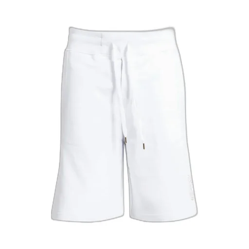 Logo Print Cotton Jersey Shorts