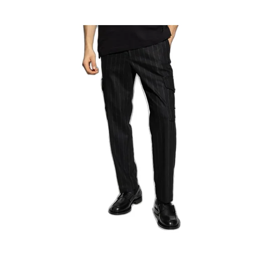 Pinstripe Cargo Trousers