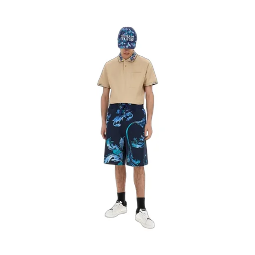 Logo Print Cotton Polo Shirt