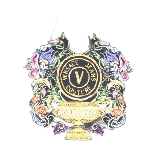 Hooded Sweatshirt With Baroque Print