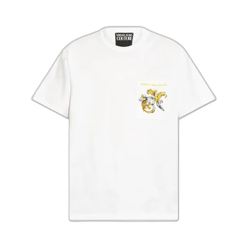 T-Shirt With Baroque Print