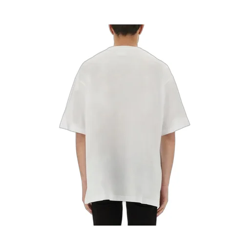 T-Shirt With Zebra Print Logo