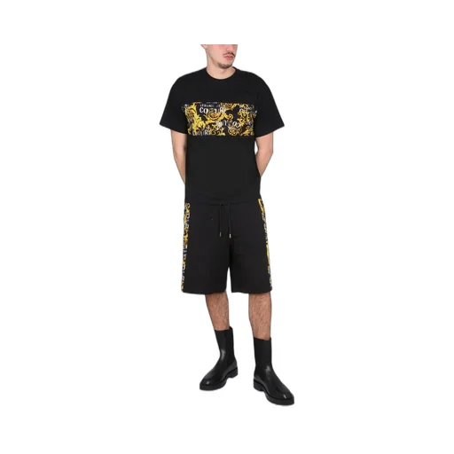 Logo Print Track Shorts
