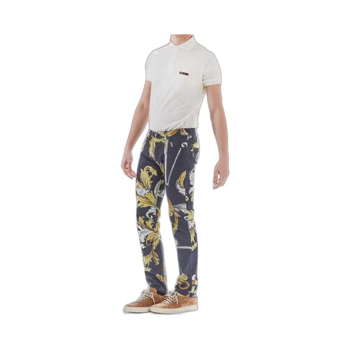 Baroque Print Jeans