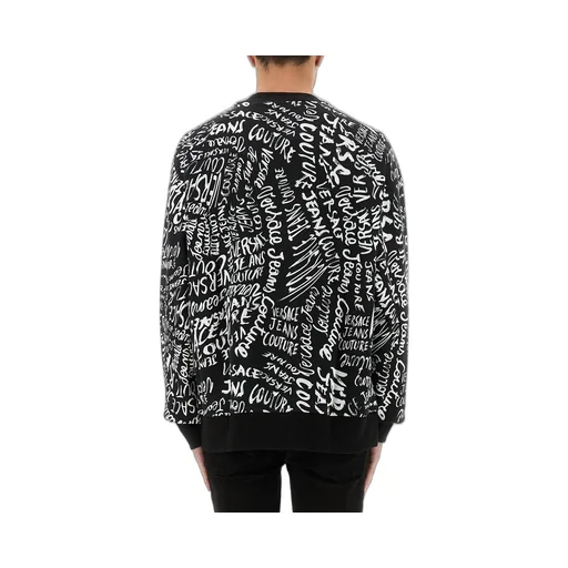 Sweatshirt With All-Over Logo Print