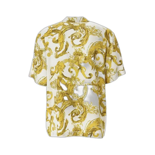 Baroque Print Short Sleeve Shirt