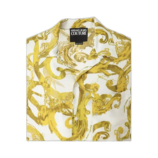 Baroque Print Short Sleeve Shirt