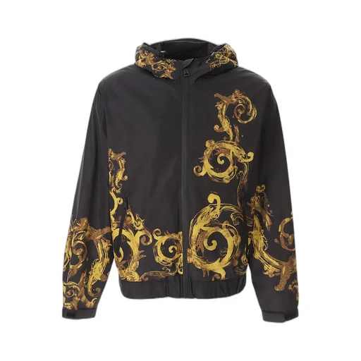 Baroque Print Hooded Jacket