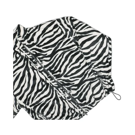 Zebra Print Fleece Jacket