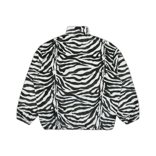 Zebra Print Fleece Jacket