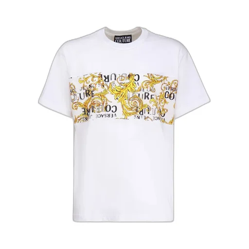 T-Shirt With Baroque Print
