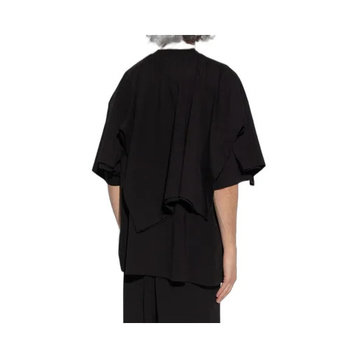 Oversized T-Shirt With Asymmetric Overlay