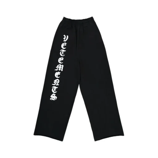 Logo Print Wide Leg Sweatpants