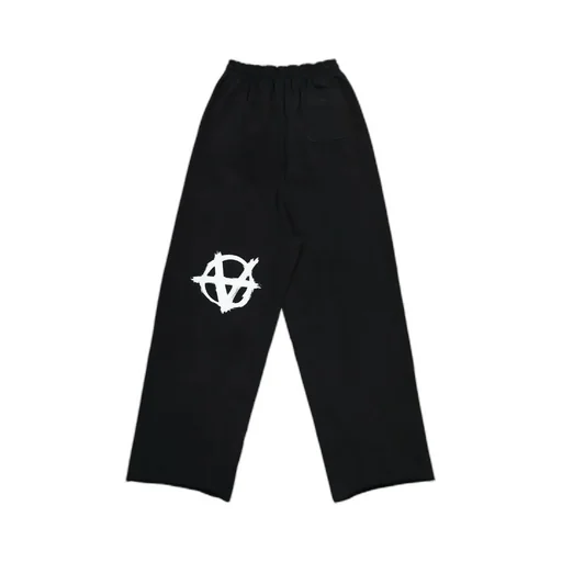 Logo Print Wide Leg Sweatpants