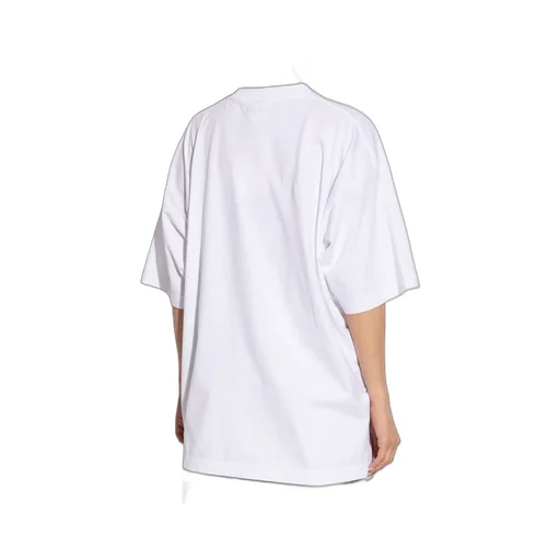 Oversized T-Shirt With Apple Print