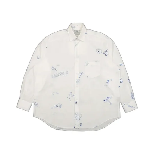 Graphic Print Oversized Shirt
