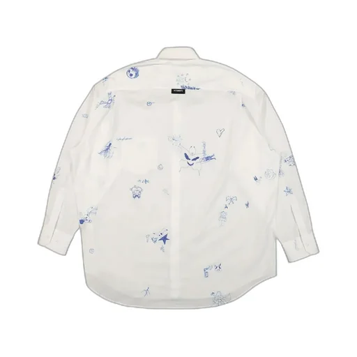 Graphic Print Oversized Shirt