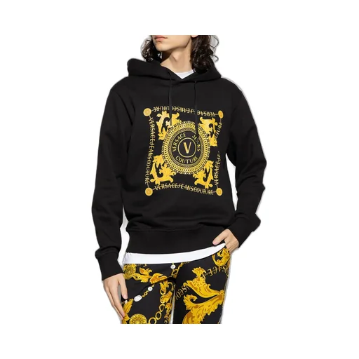 Hoodie With Medusa Amplified Print