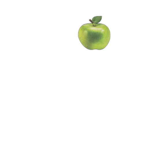 Sweatshirt With Apple Graphic