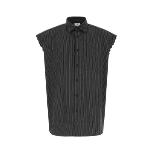 Sleeveless Striped Shirt