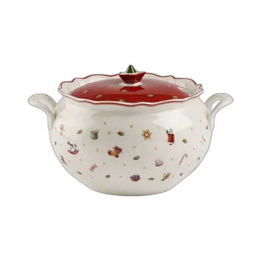 Soup Tureen With Christmas Motifs