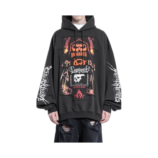 Graphic Print Hoodie