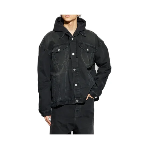 Denim Jacket With Hood